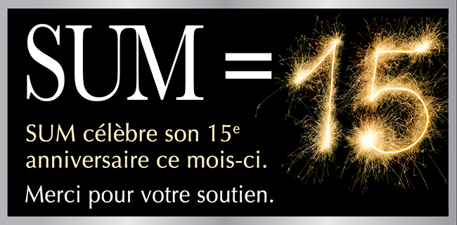 Nous f�tons nos 15 ans!